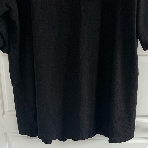 Vintage Koco Collection African Tribal Linen Open Front Longline Duster XL/XXL - Picture 9 of 14